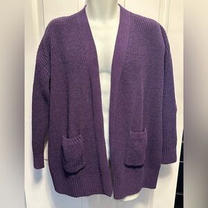 Womens terra & sky open front cardigan size 1X